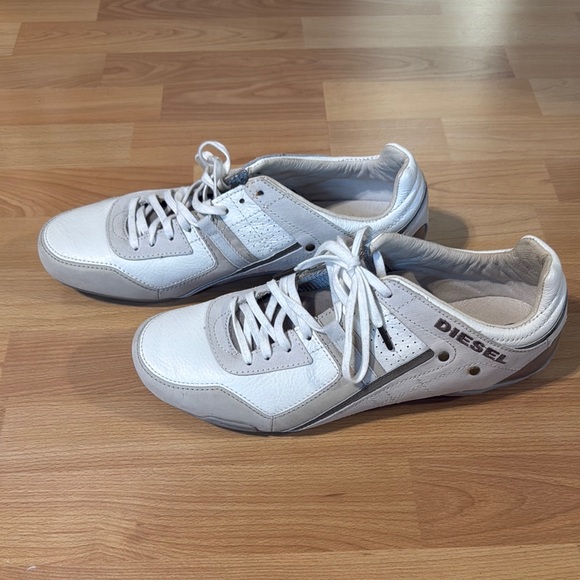 Diesel RN 93243 White Sneakers size 12 - Picture 4 of 5